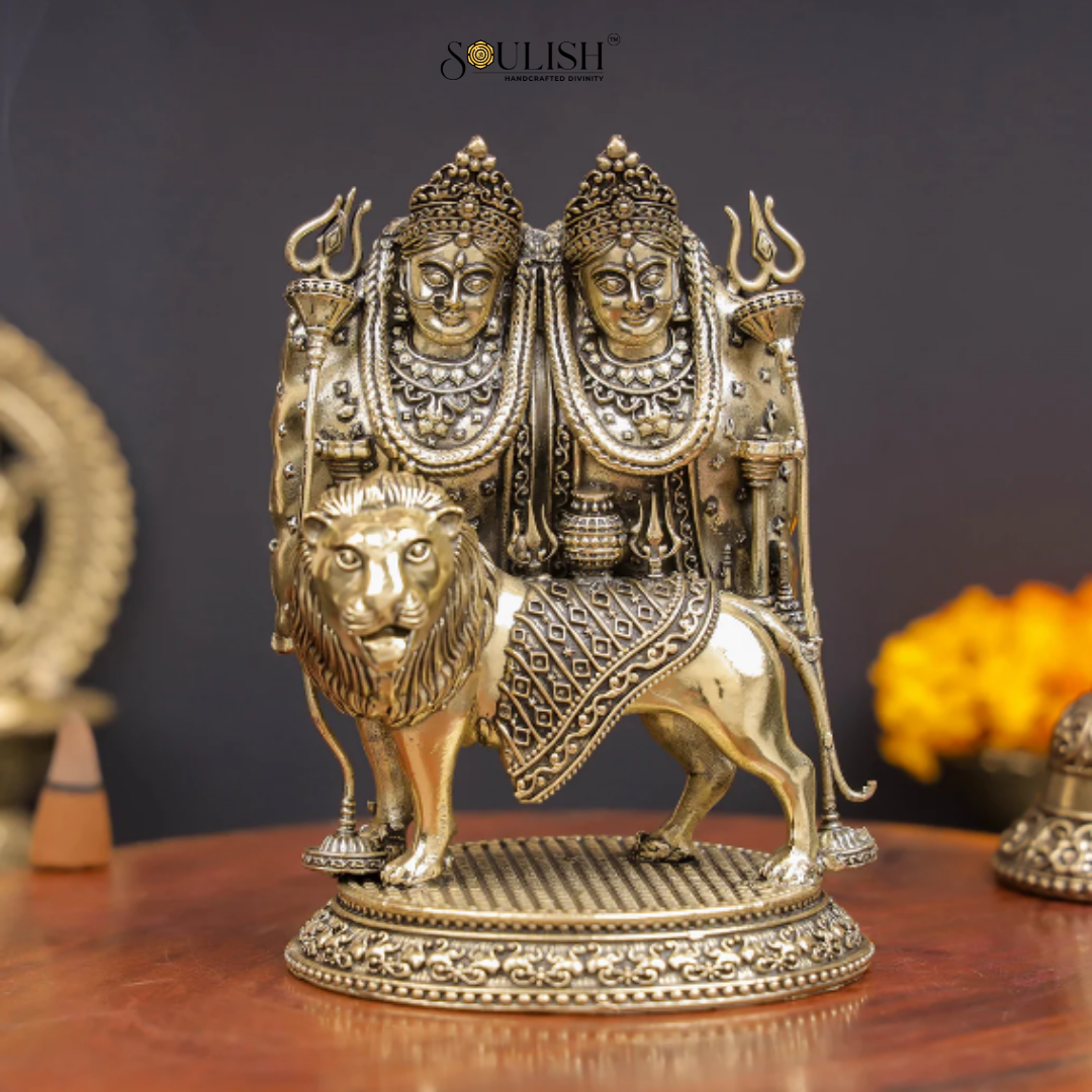 Kaila Devi Chamunda Mata on Lion Idol