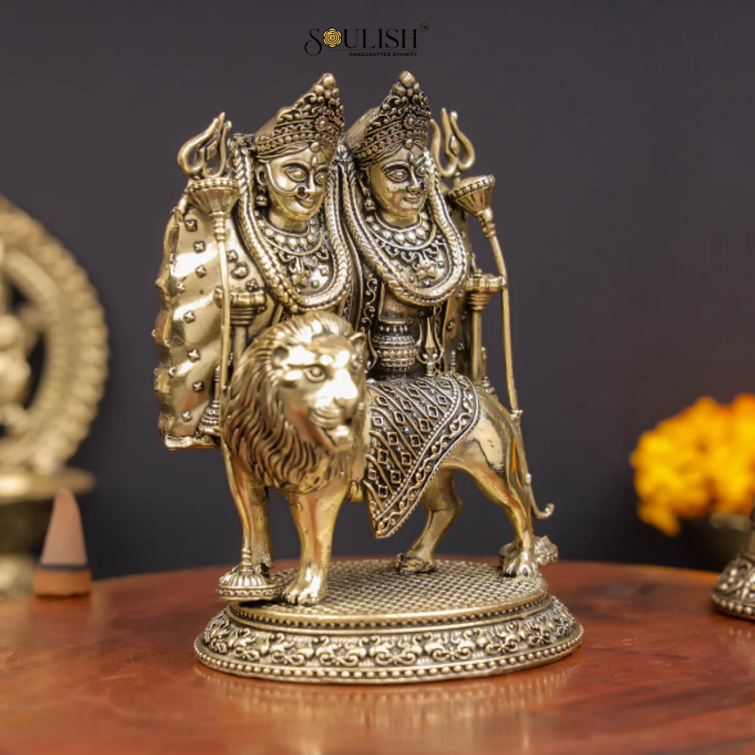 Kaila Devi Chamunda Mata on Lion Idol