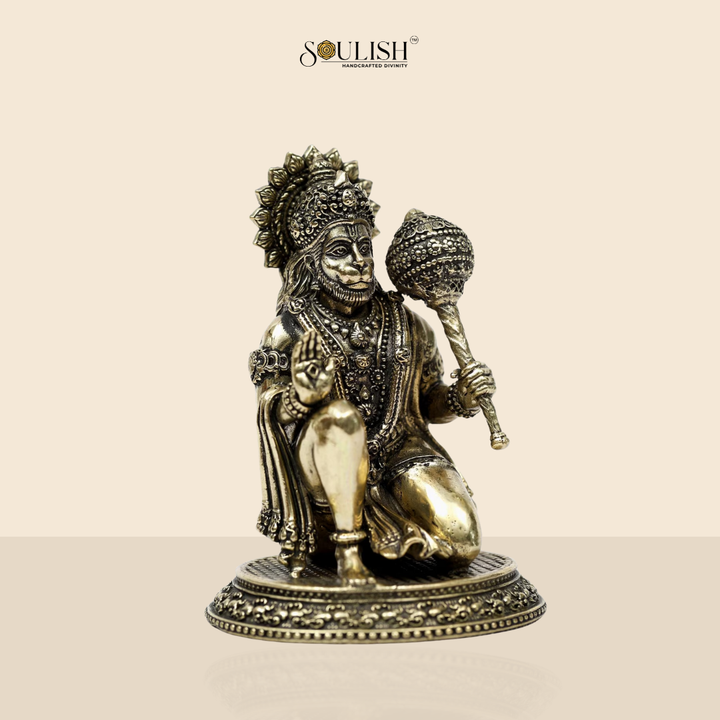 Lord Hanuman in Blessing Gesture Idol