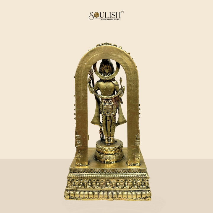 Ram Lalla Brass Idol | Handcrafted Brass Murti for Pooja & Home Temple